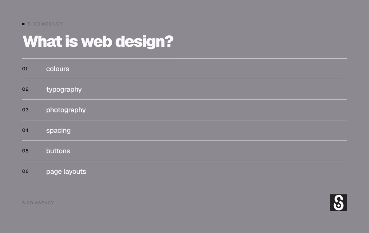 What is web design?