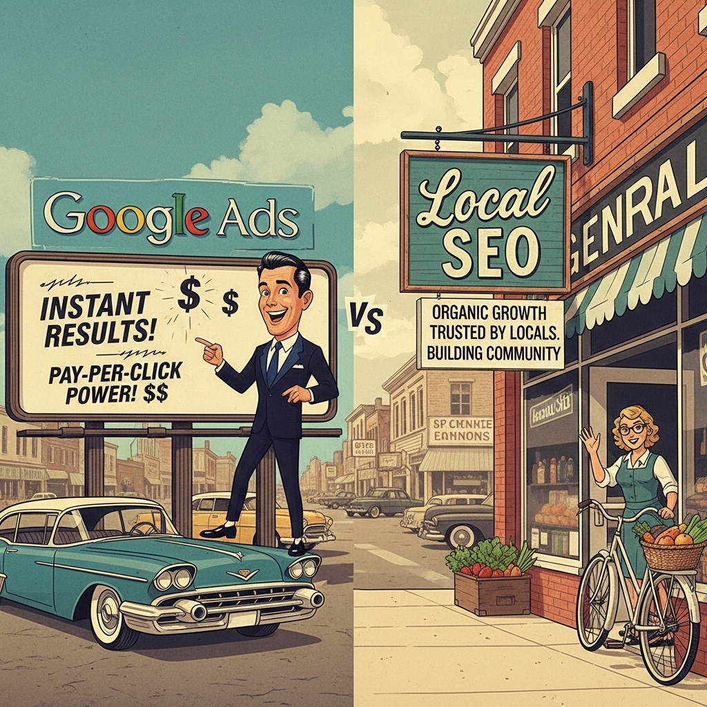 The case of Google Ads vs Local SEO for local businesses